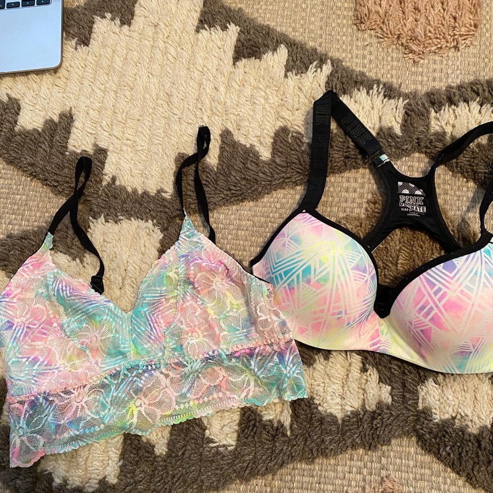 PINK Rainbow Bra Bundle